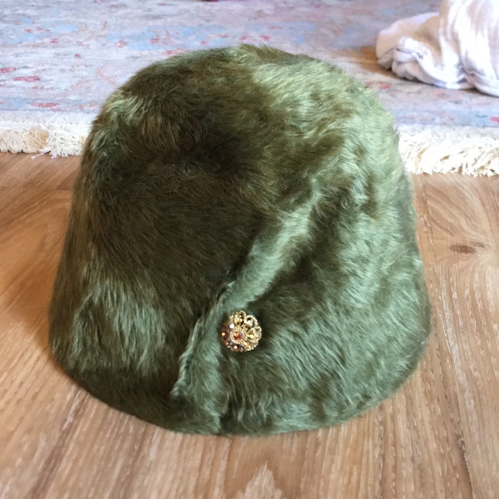 Flechet Paris Vintage Green Hat